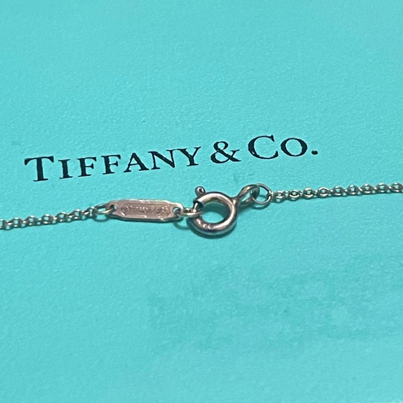 Tiffany & Co. Pink Double Heart Tag Pendant, mini hearts - Picture 2 of 4